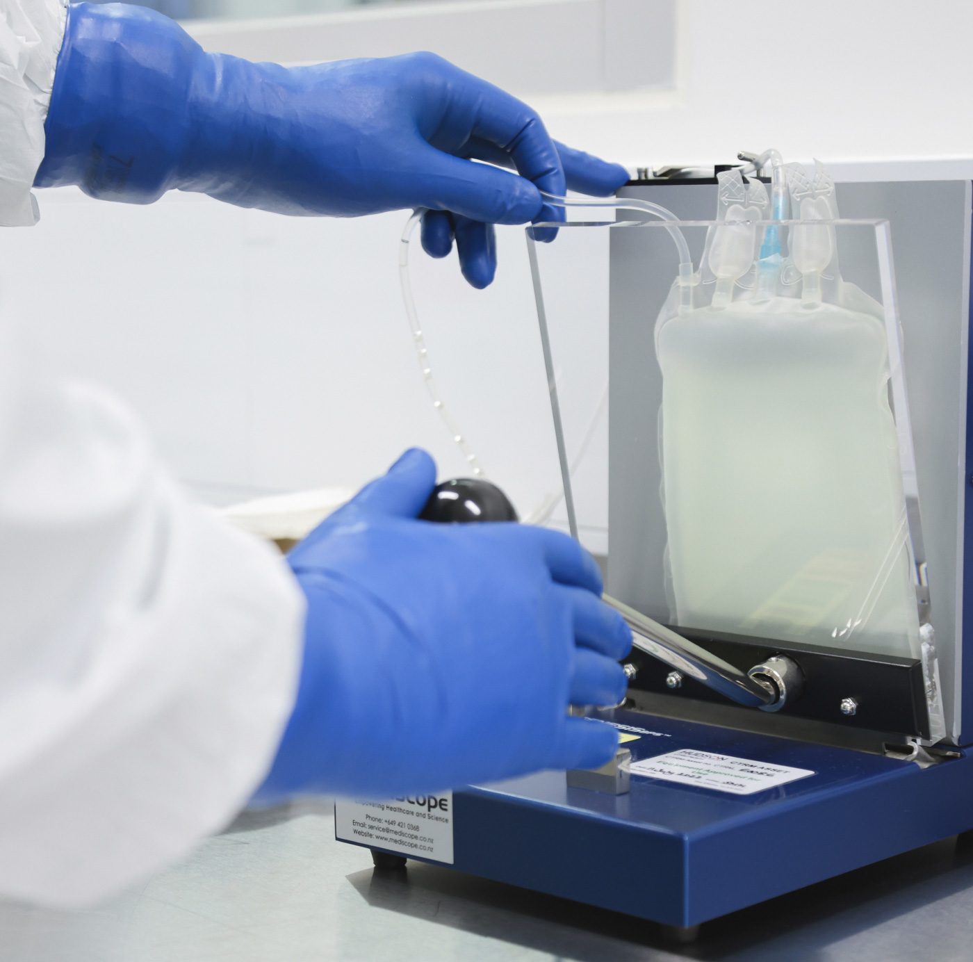 Hudson cell therpaies vacuum sealing